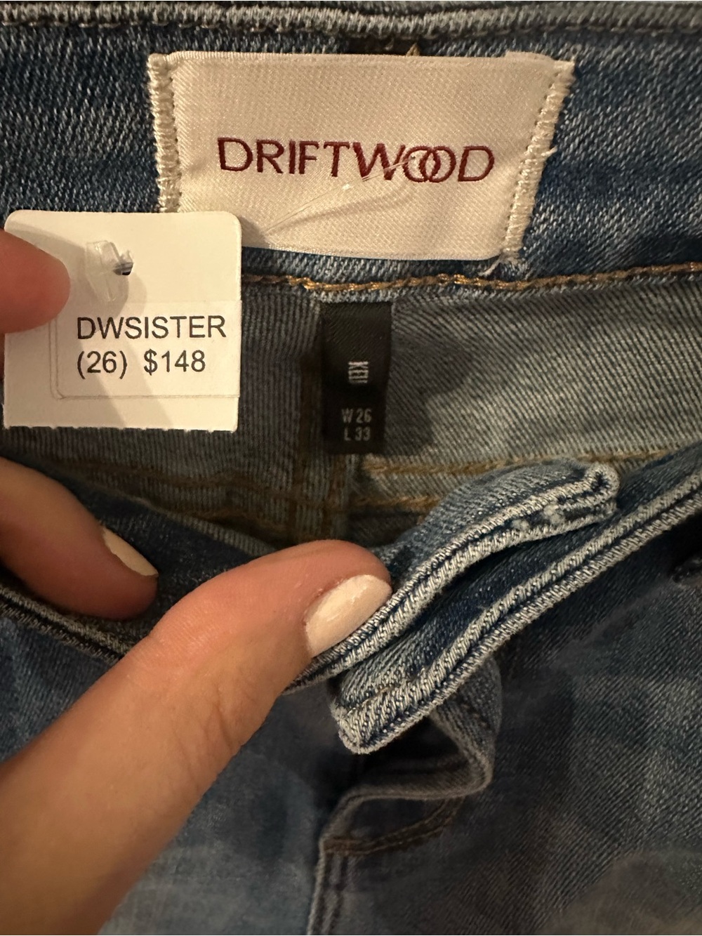 NWT Driftwood Embroidered Denim Kelly Bootcut Jean - Arizona Sunrise - 26 - Picture 8 of 11